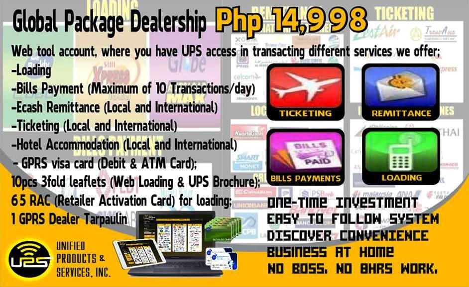 Unified Products and Services - My UpsExpress Home Negosyo, Online Business, and Franchise Hub